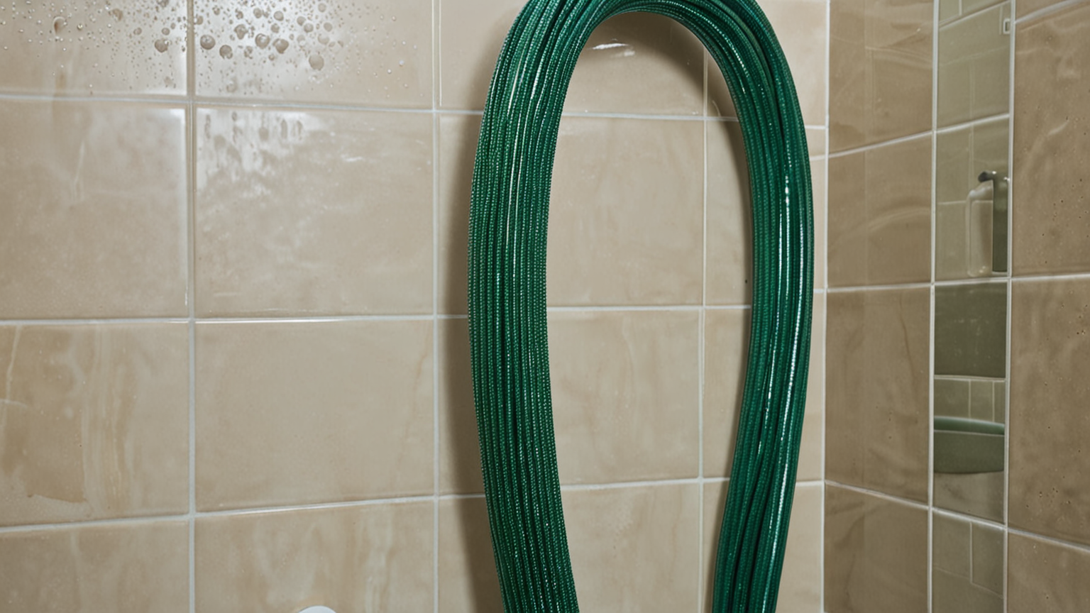 シャワーホース 黒カビ 掃除 方法のイメージ画像