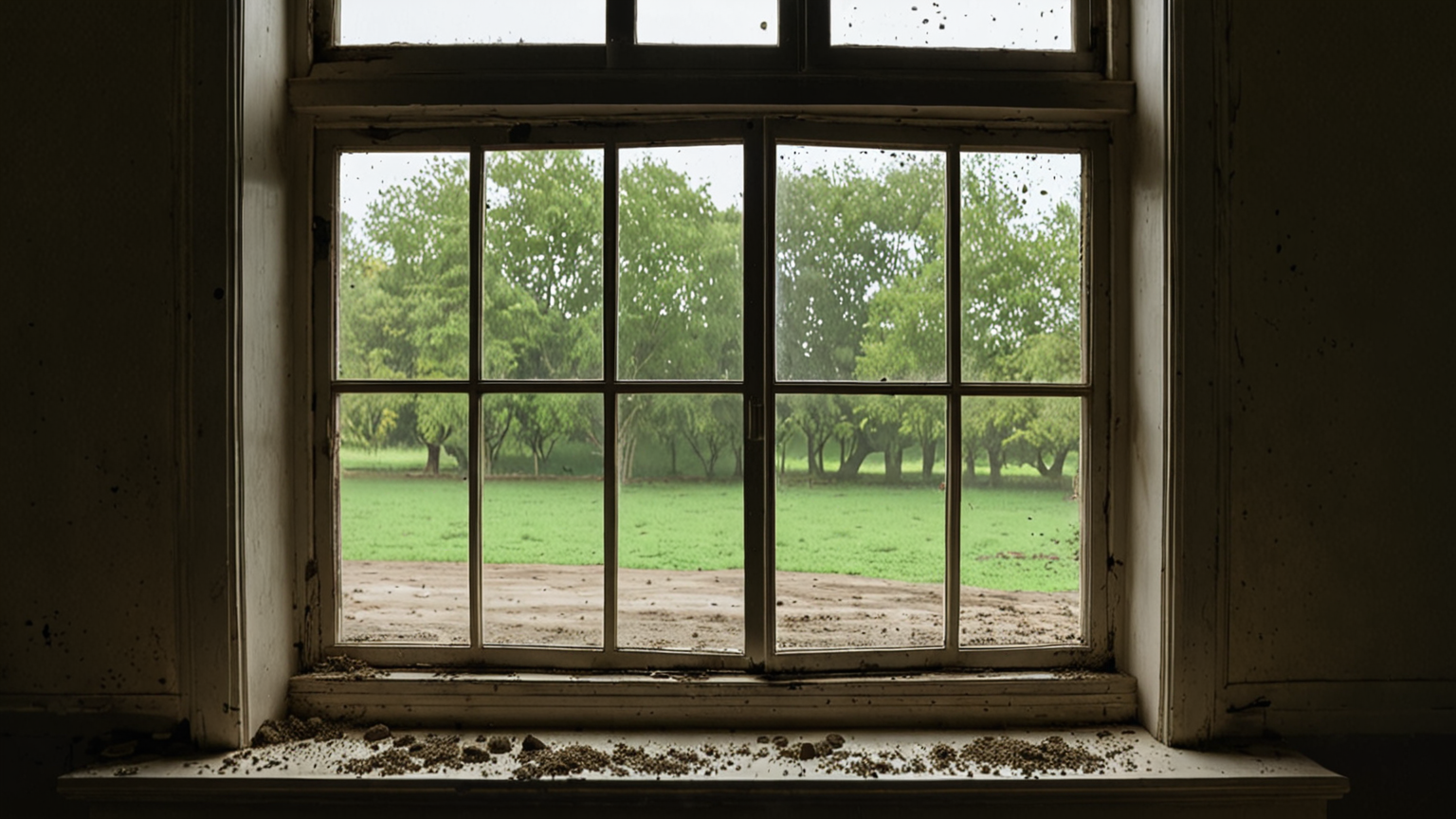 窓ガラス 内側 汚れ 原因のイメージ画像