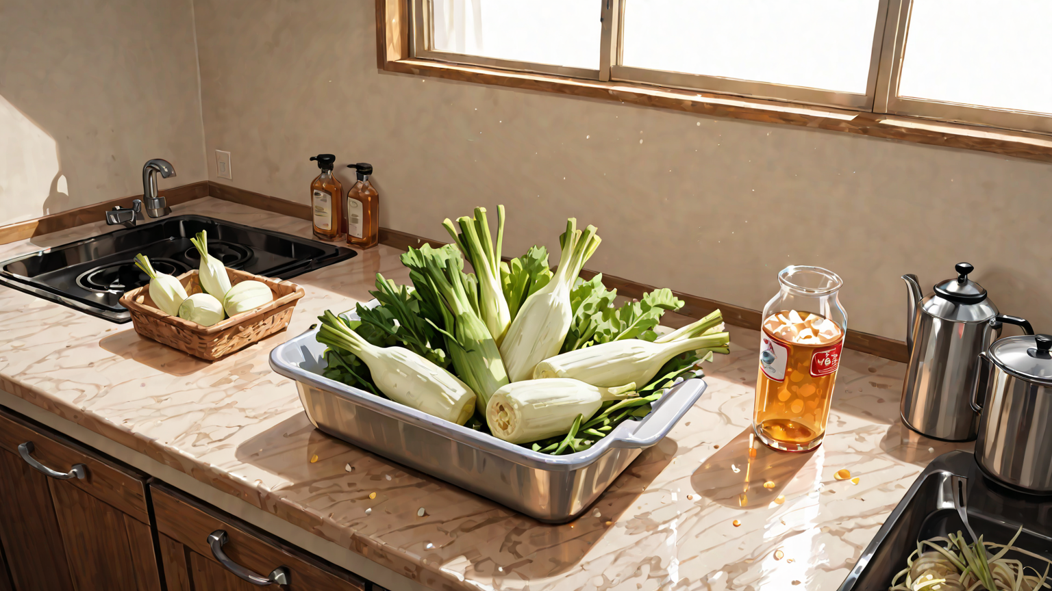 きれいに保存された切り干し大根の容器