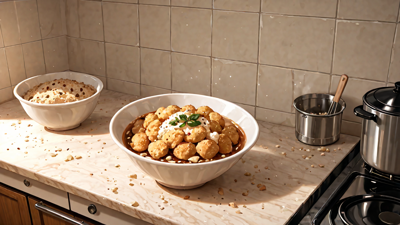 料理に使われているパン粉