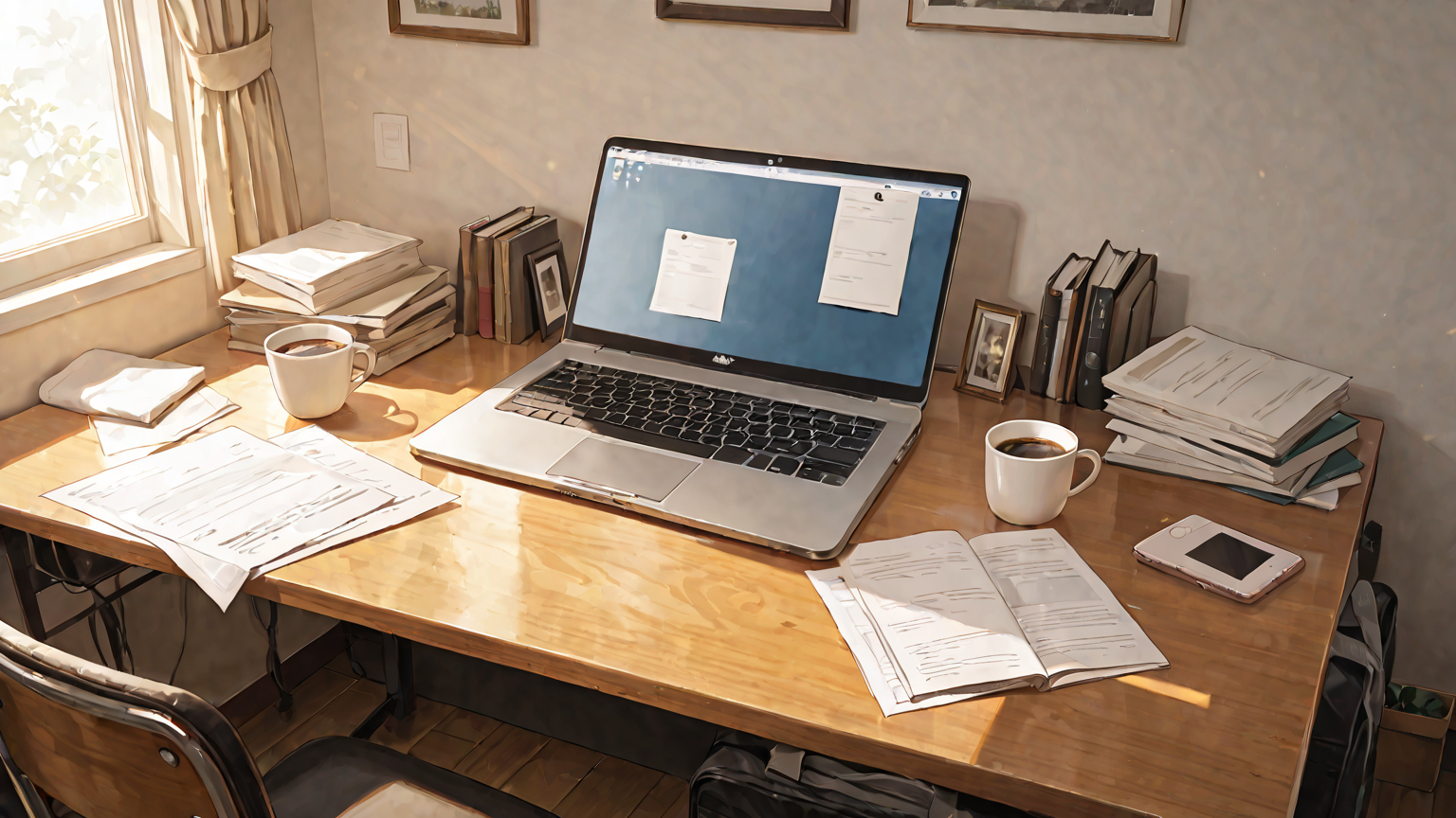 パソコンのトラブルを調査するイメージ