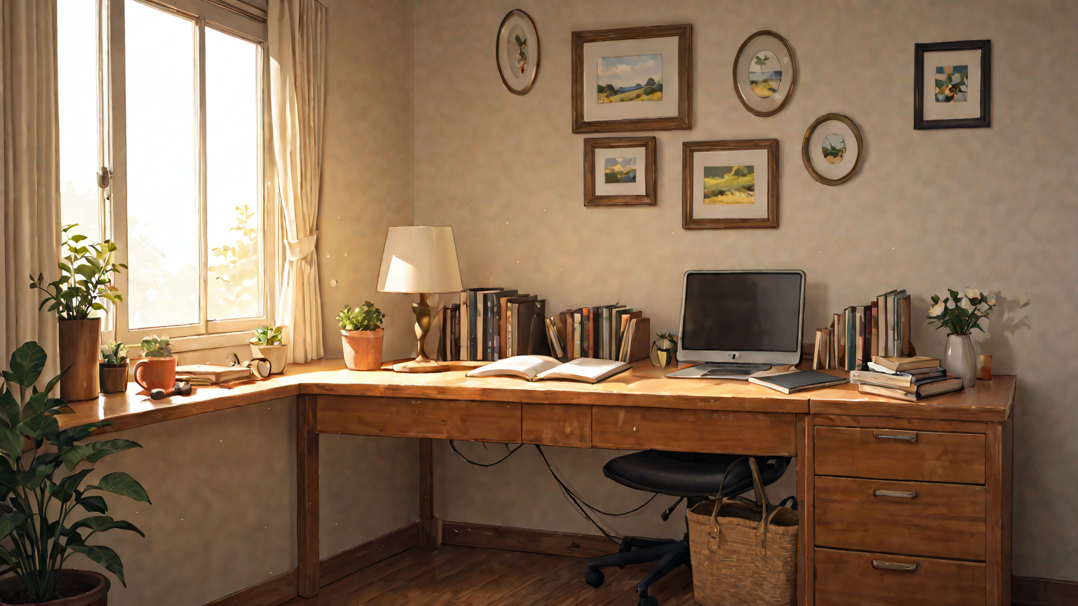 一人暮らしの部屋で家計簿をつける女性