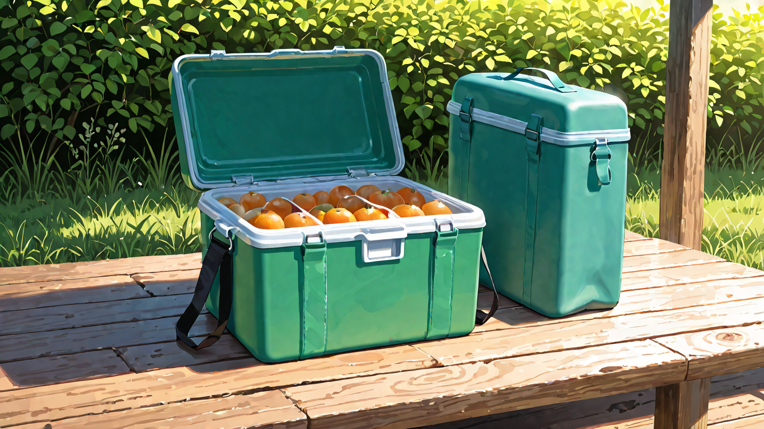 保冷バッグに入った弁当