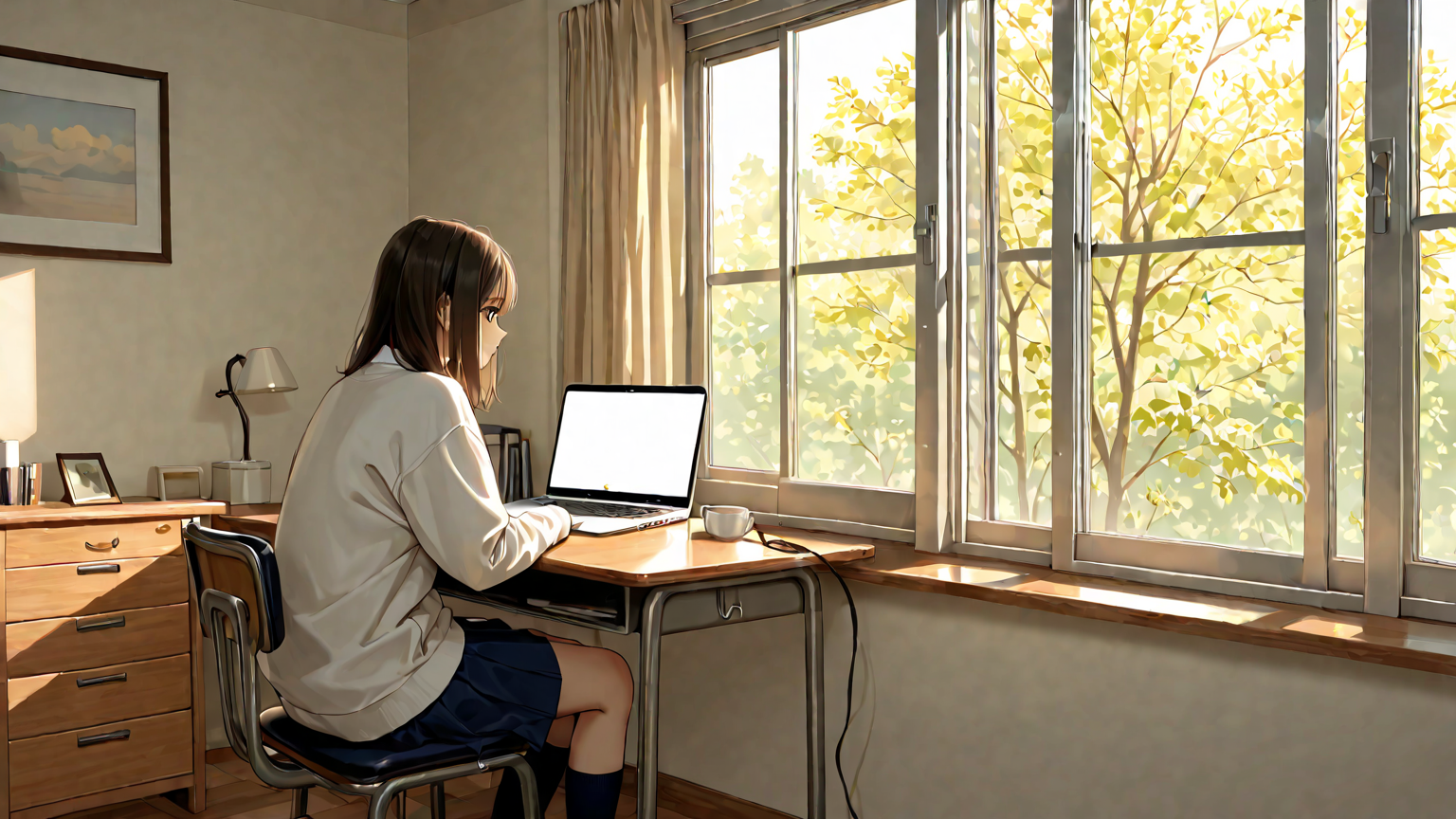 パソコンで口座開設するイメージ