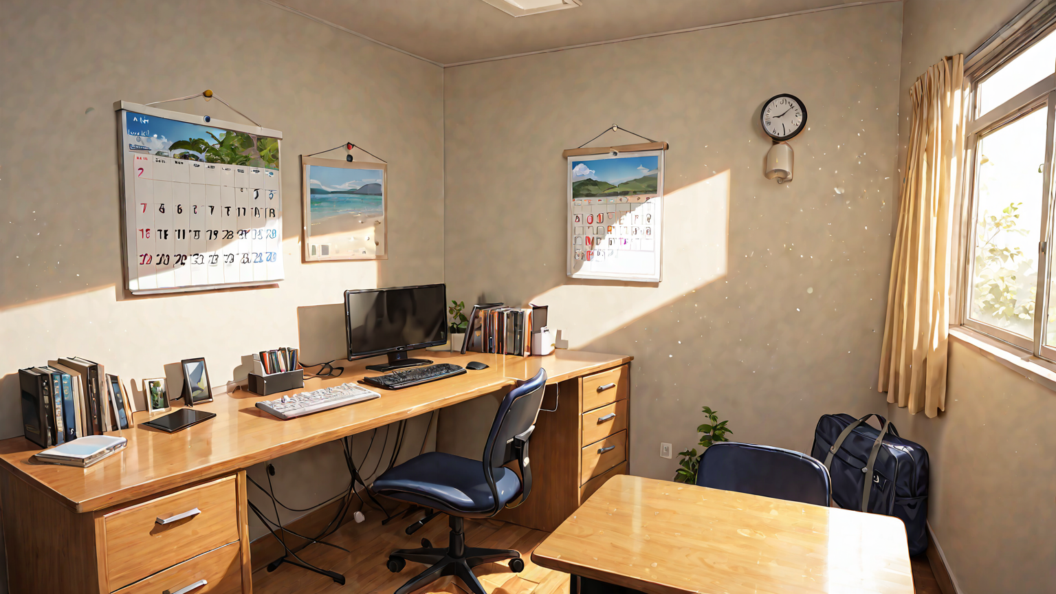 キーボードを週1回掃除しているカレンダーイメージ