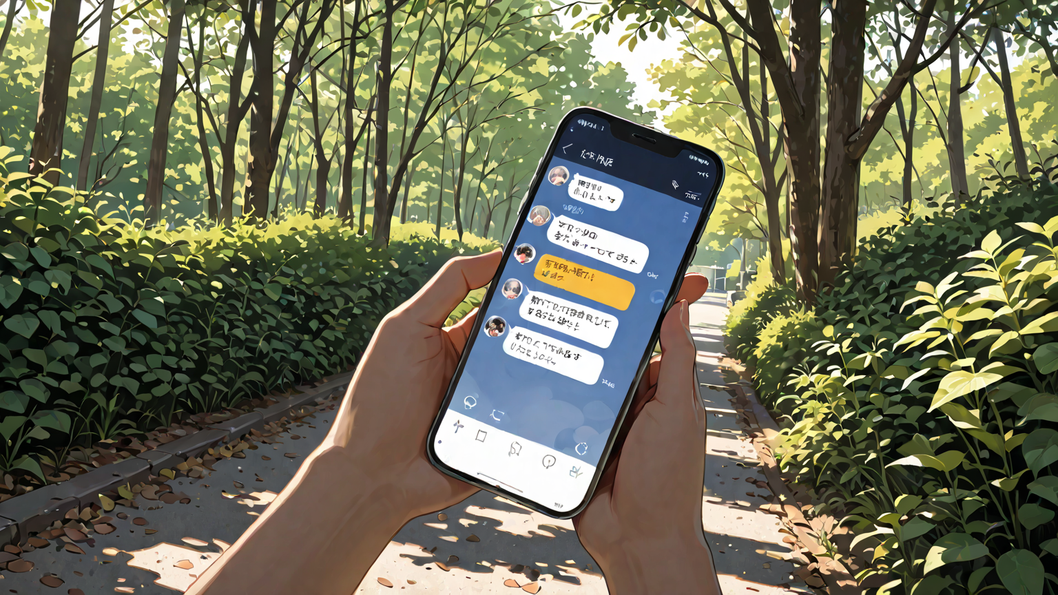 スマホ画面で複数の決済アプリを切り替える様子