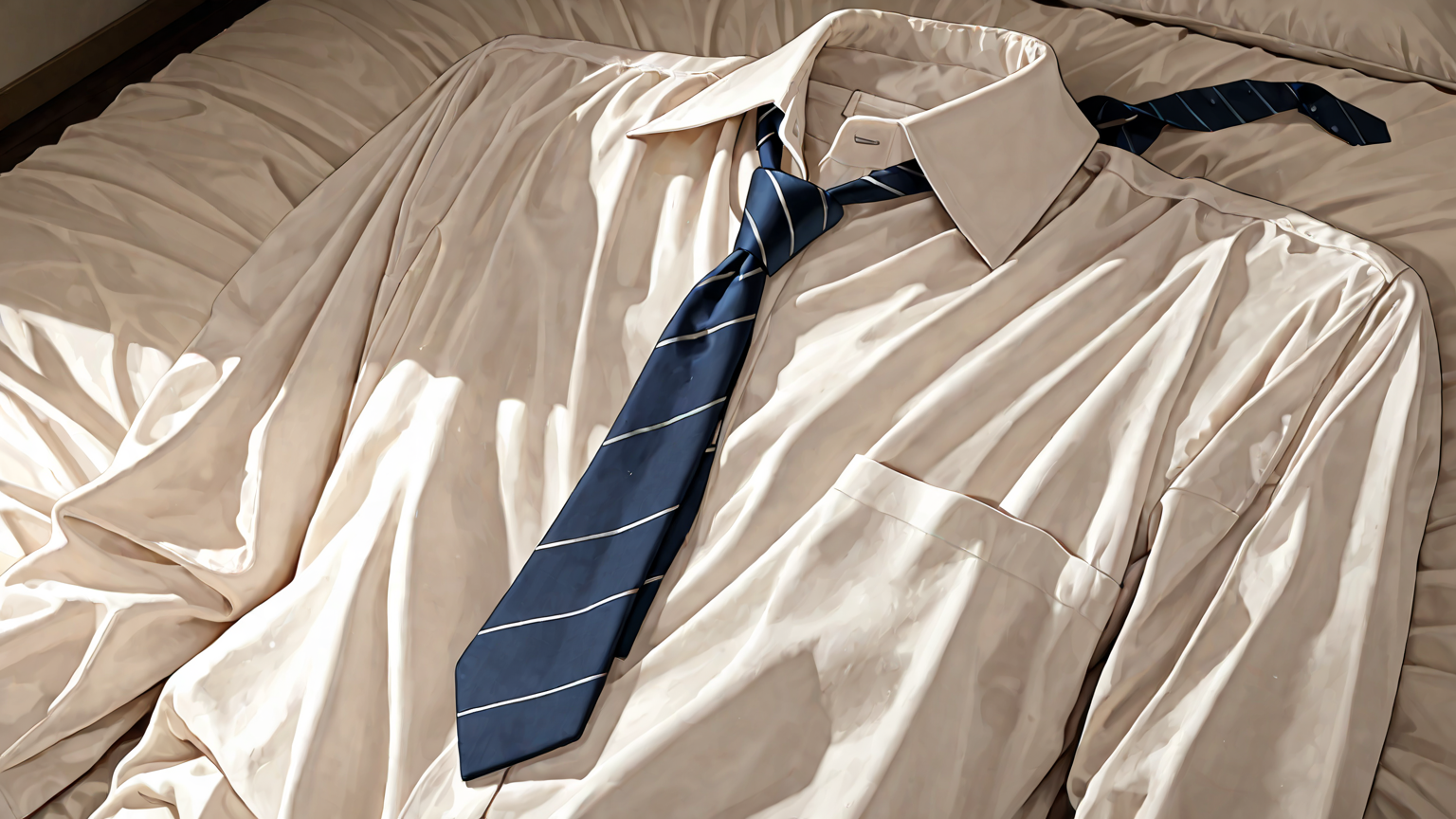 クリーニングに出されたネクタイ