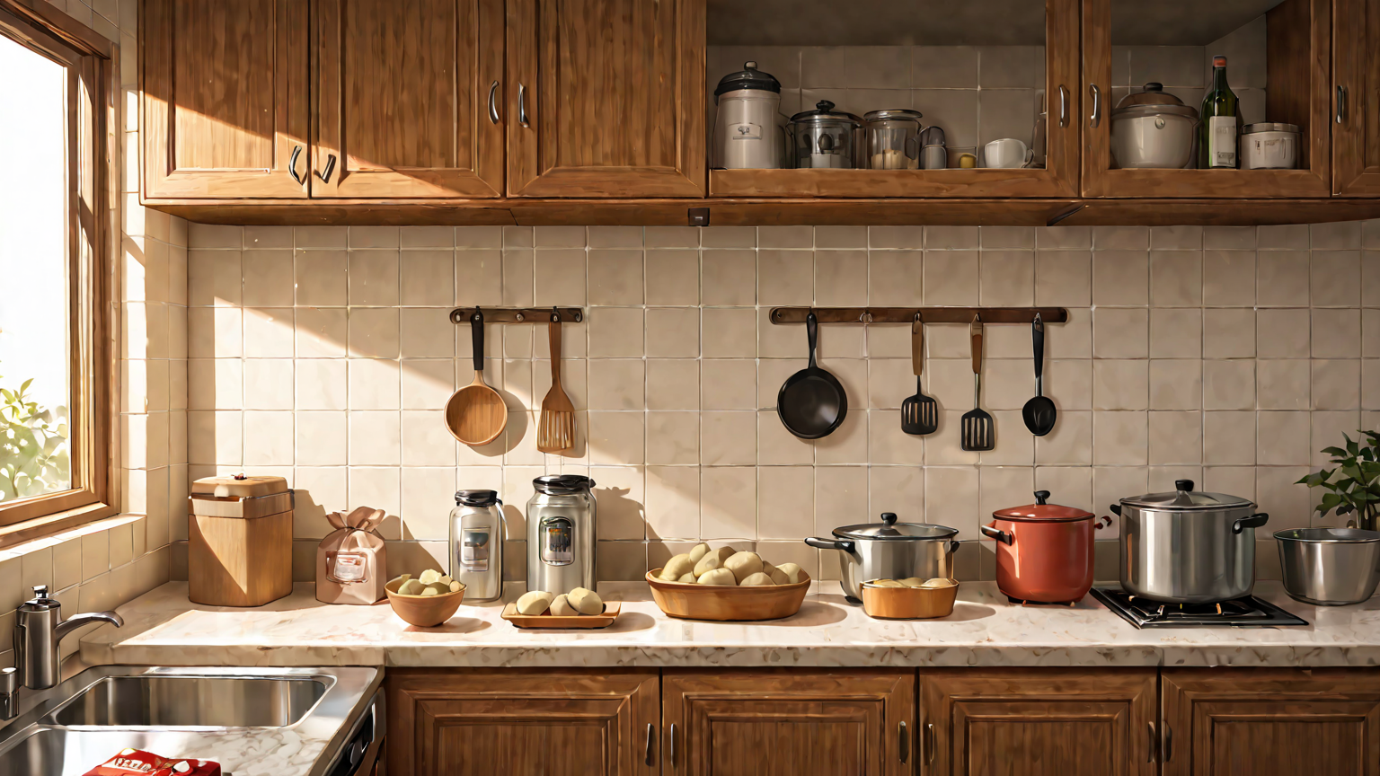 乾燥剤と一緒に保存された片栗粉