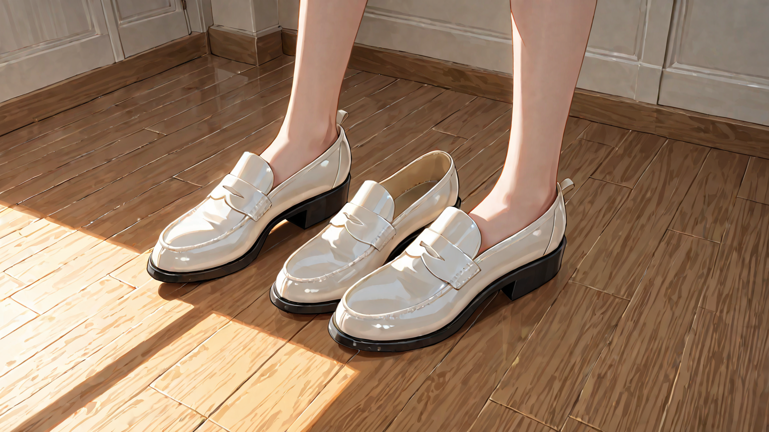 靴の内部で繁殖する細菌イメージ