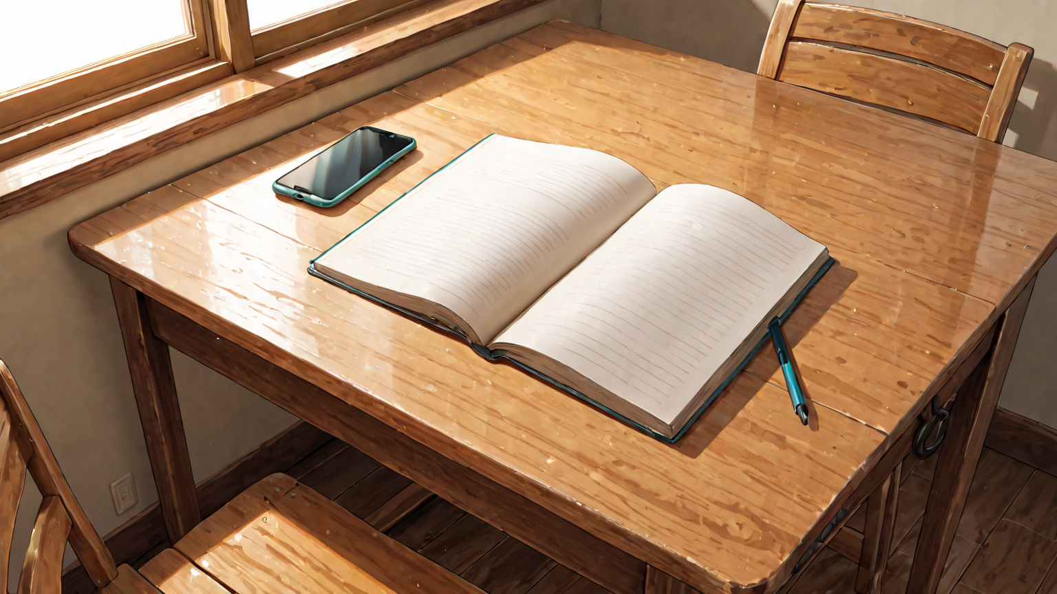 家計簿とスマホ画面