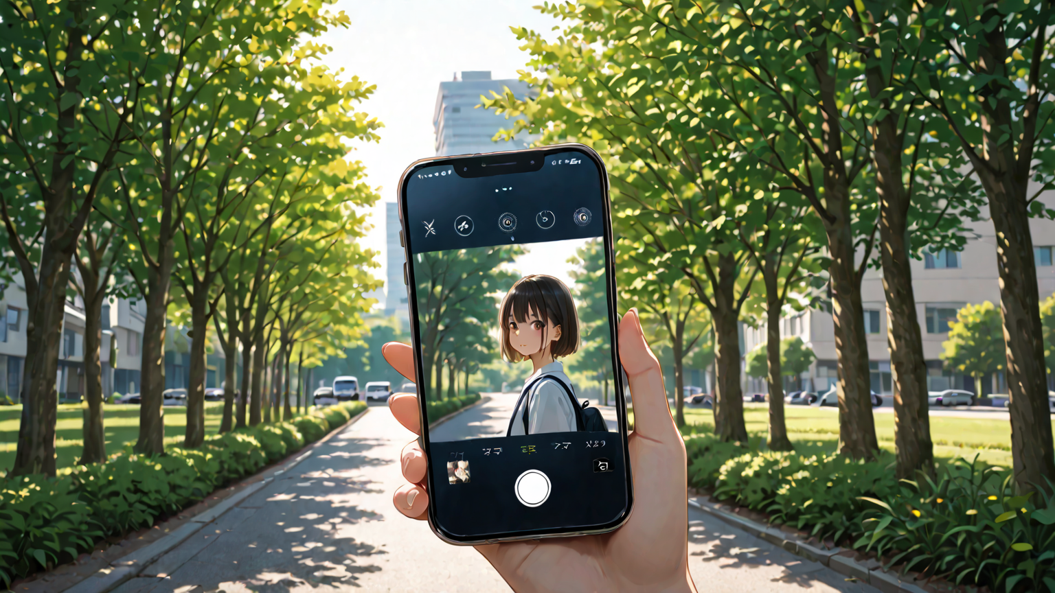 スマホでSNS通知設定を操作しているイメージ