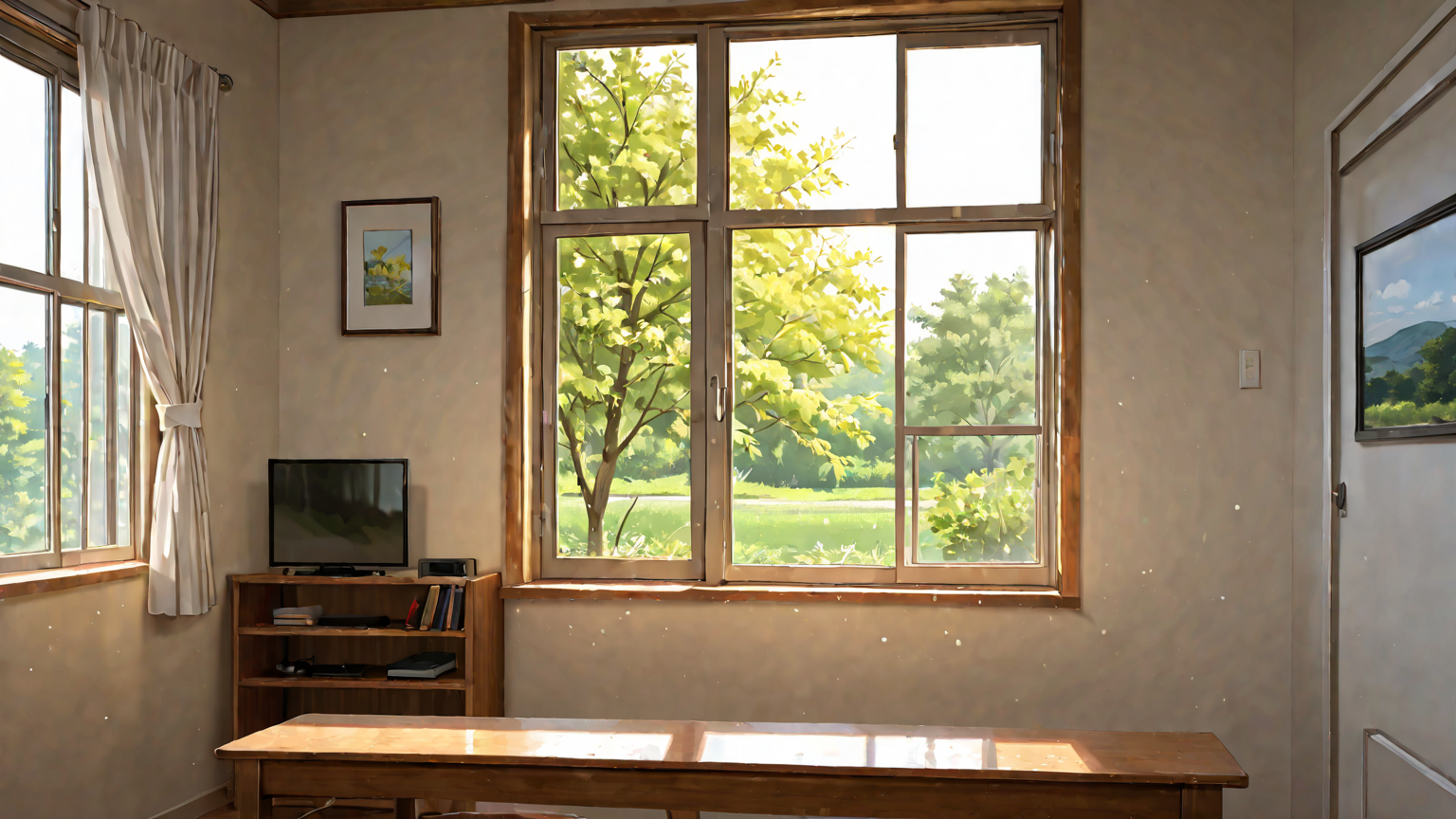 網戸が外れてしまった窓