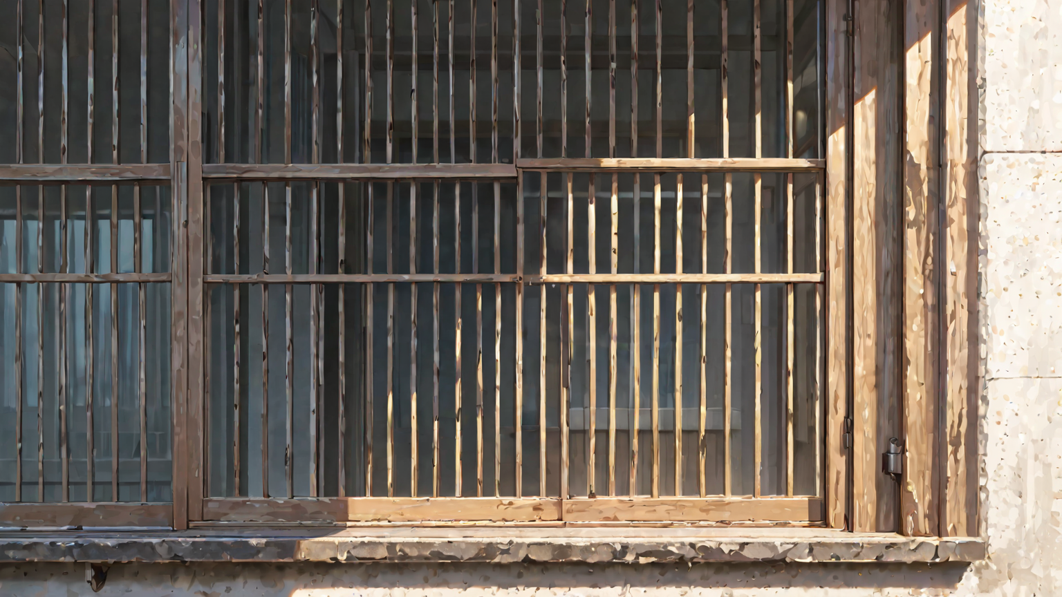 網戸のレールとフレームの修理手順