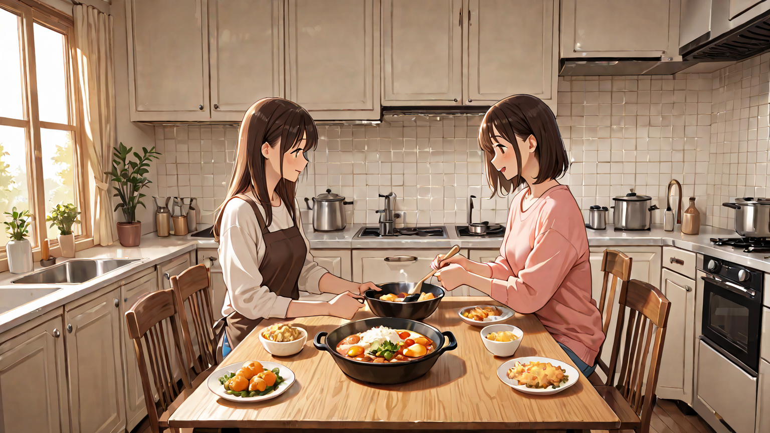 節約レシピや生活の知恵を実践する家族