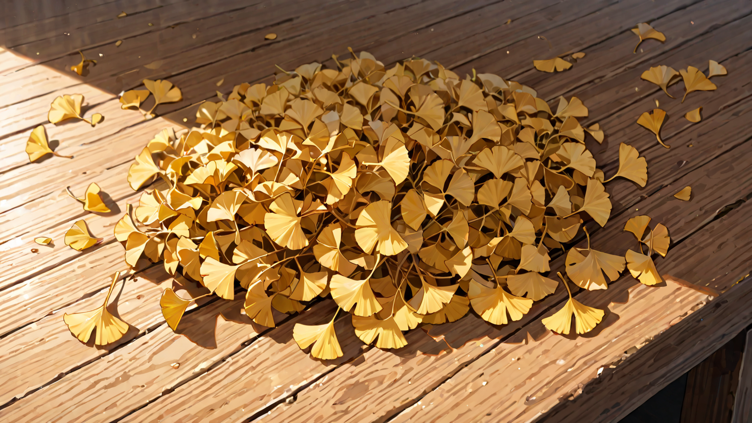 銀杏の殻を割る様子