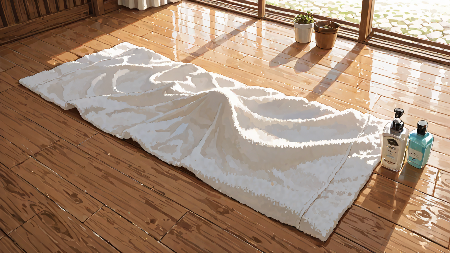 肌ケア用品と清潔な肌のイメージ