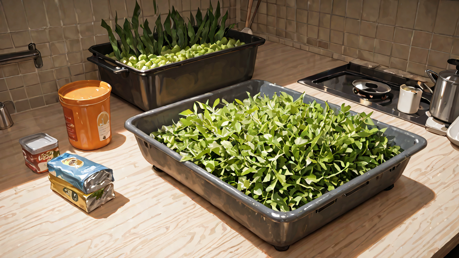 のり専用保存ケースとシリカゲル乾燥剤