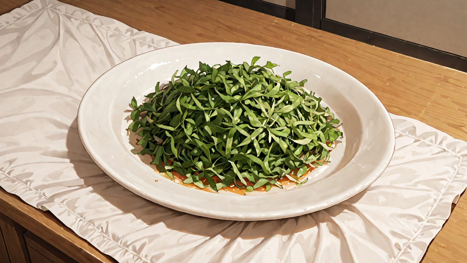 のりを清潔な手で扱う様子