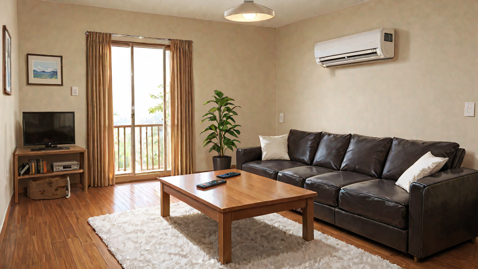 エアコンのリモコン操作イメージ