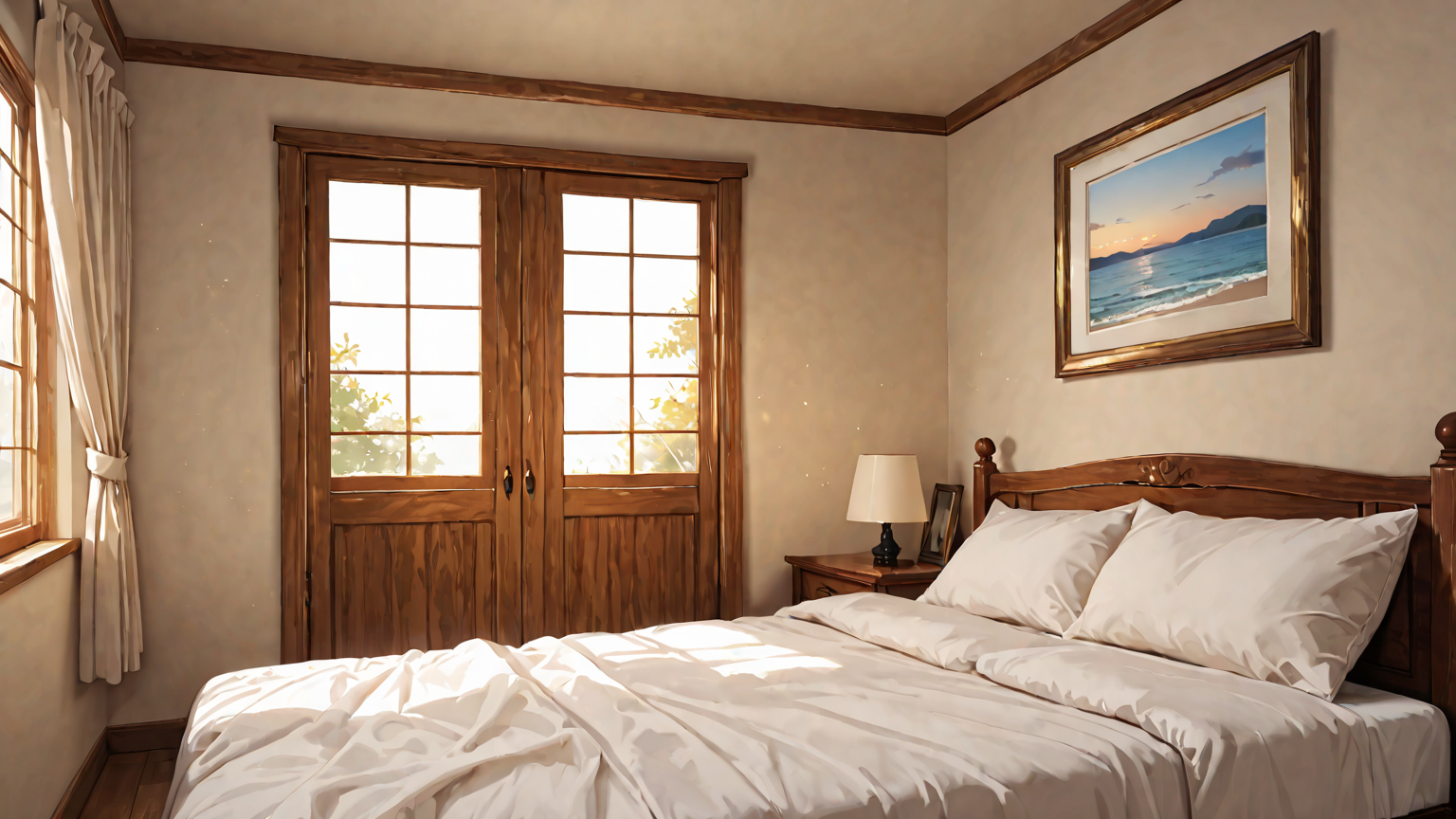 快適に眠る人のイメージ