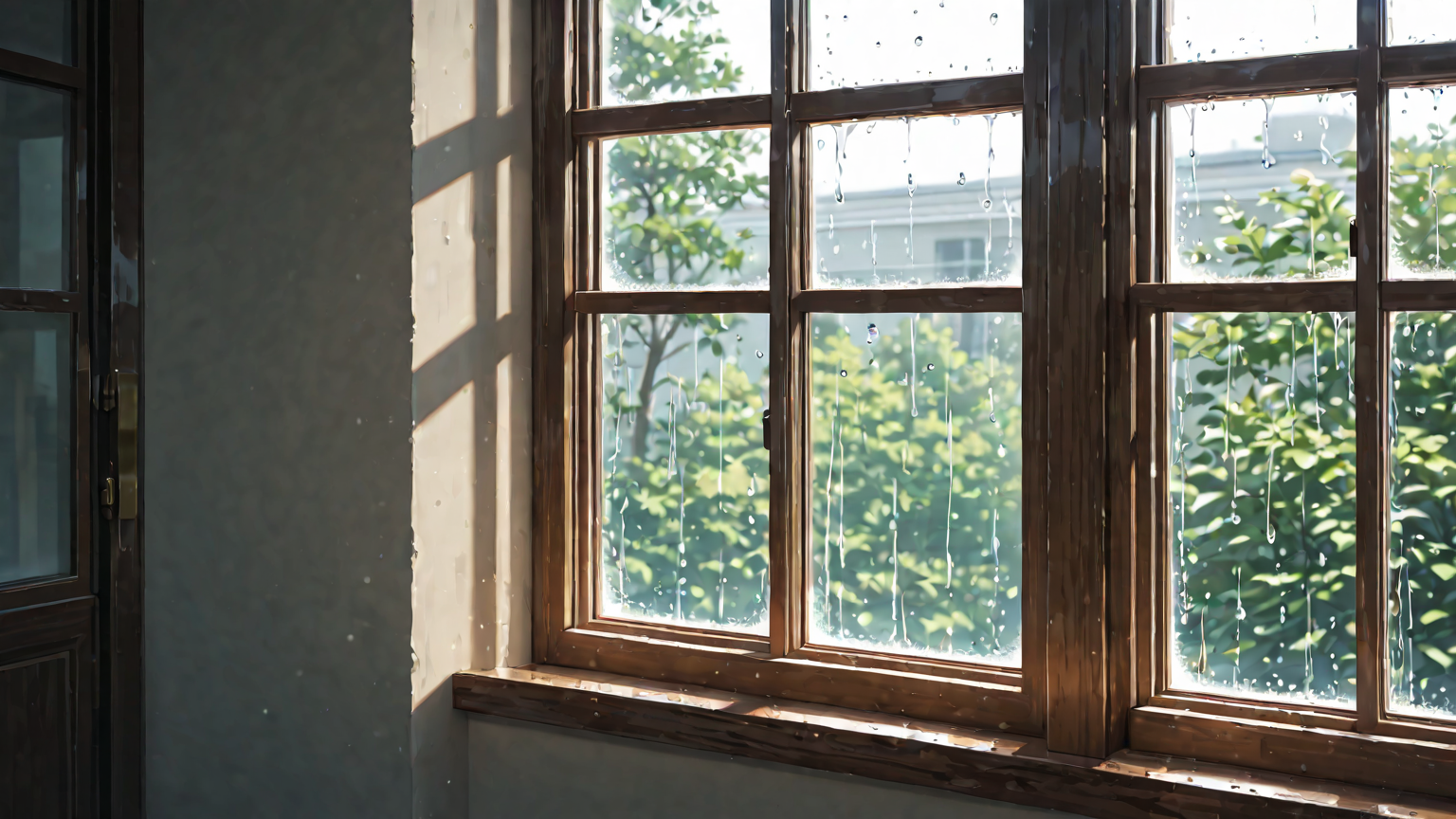 結露した窓のイメージ