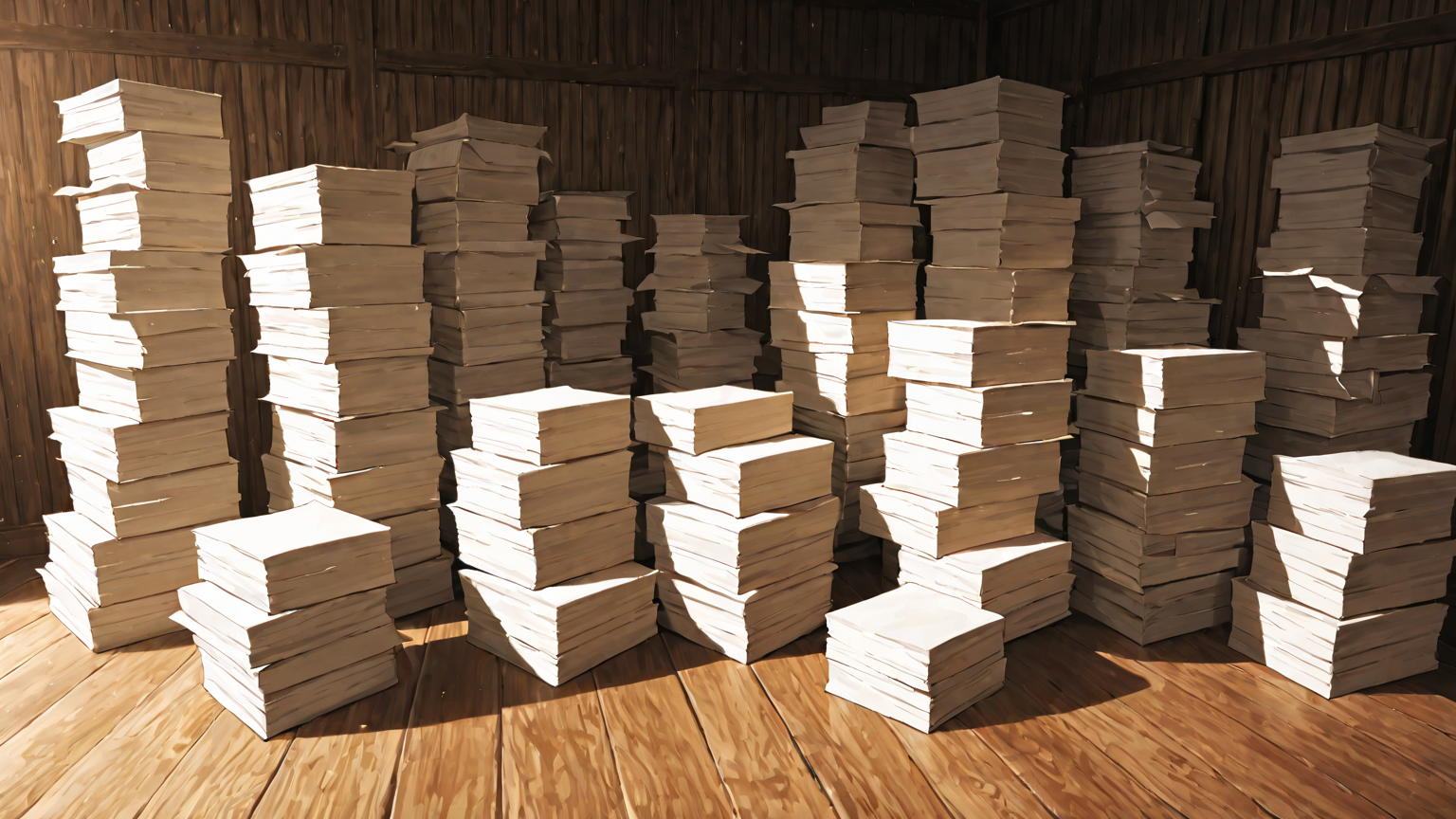 整理された医療費領収書の束