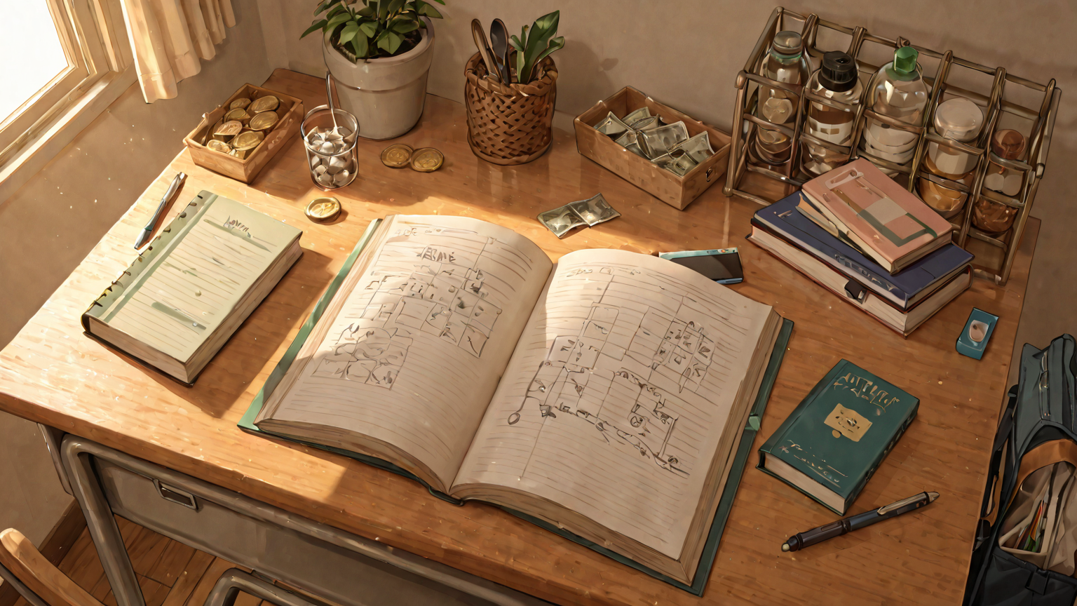 家計簿と節約グッズ