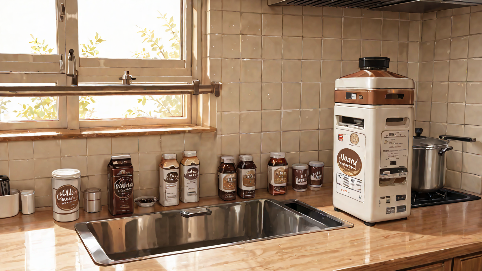 密閉容器に入ったインスタントコーヒー