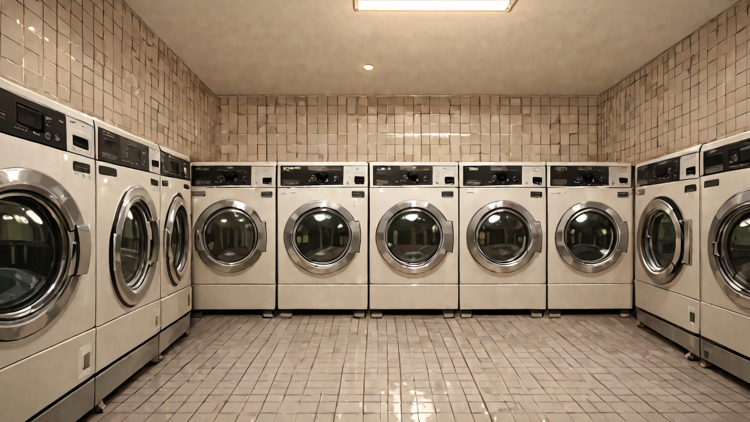 洗濯機の注意マーク表示