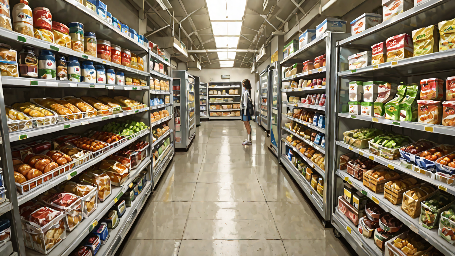 冷凍庫の温度計と保存期限ラベル