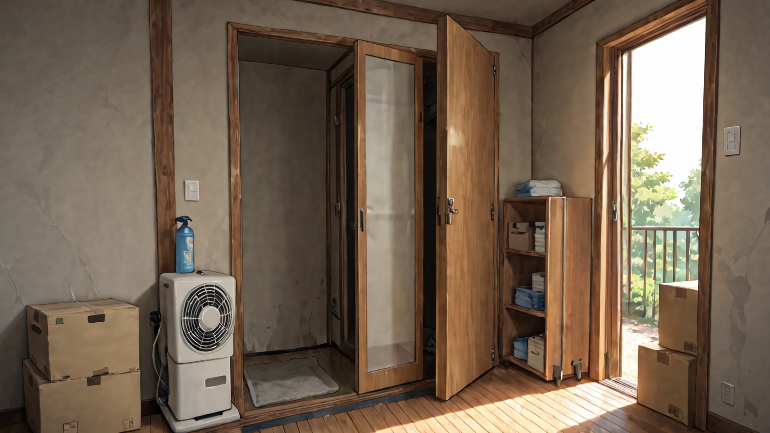 押入れの中の湿気対策イメージ