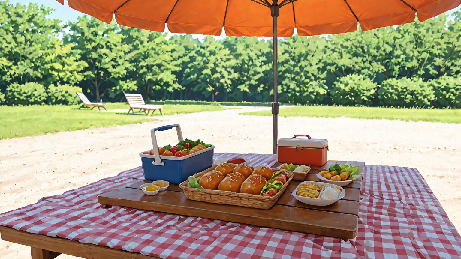 暑い夏の日に傷んだ弁当のイメージ