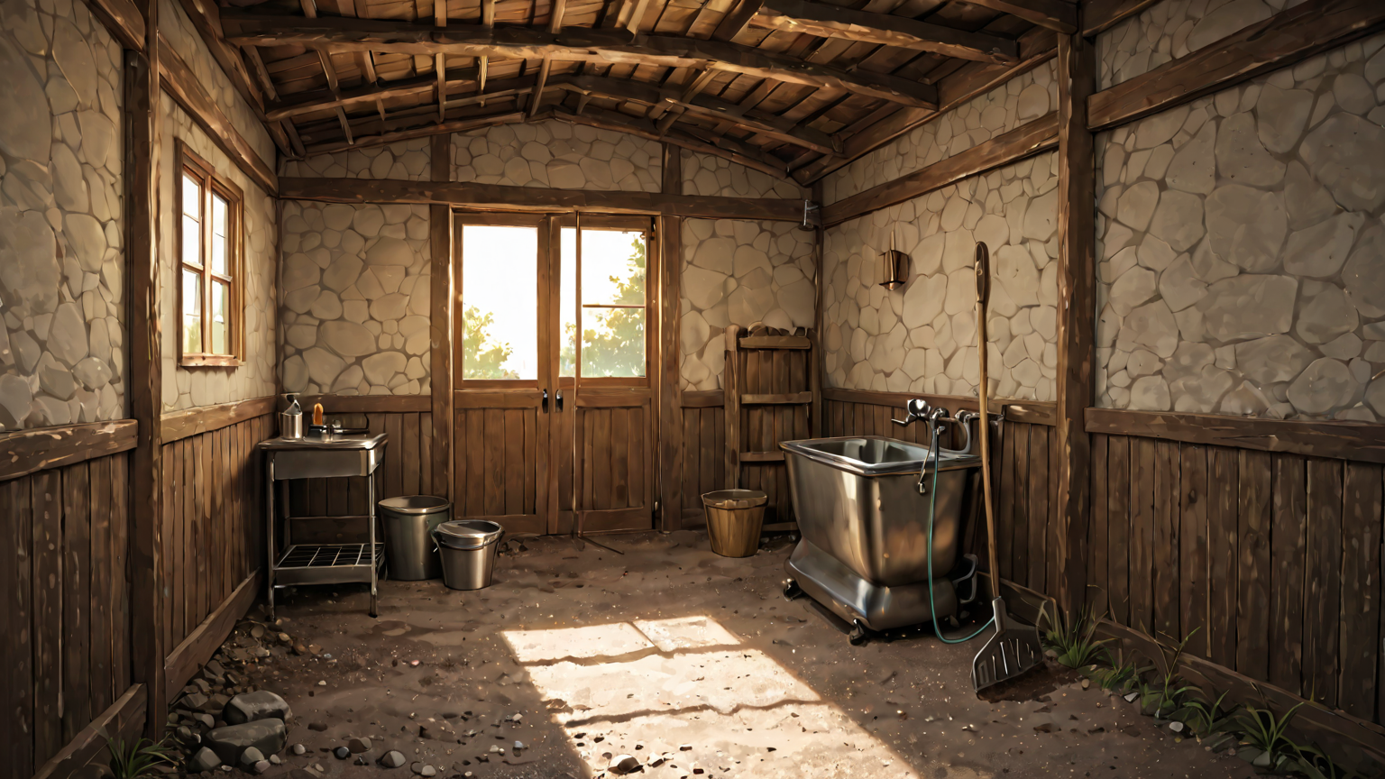 食洗機の内部の汚れの様子