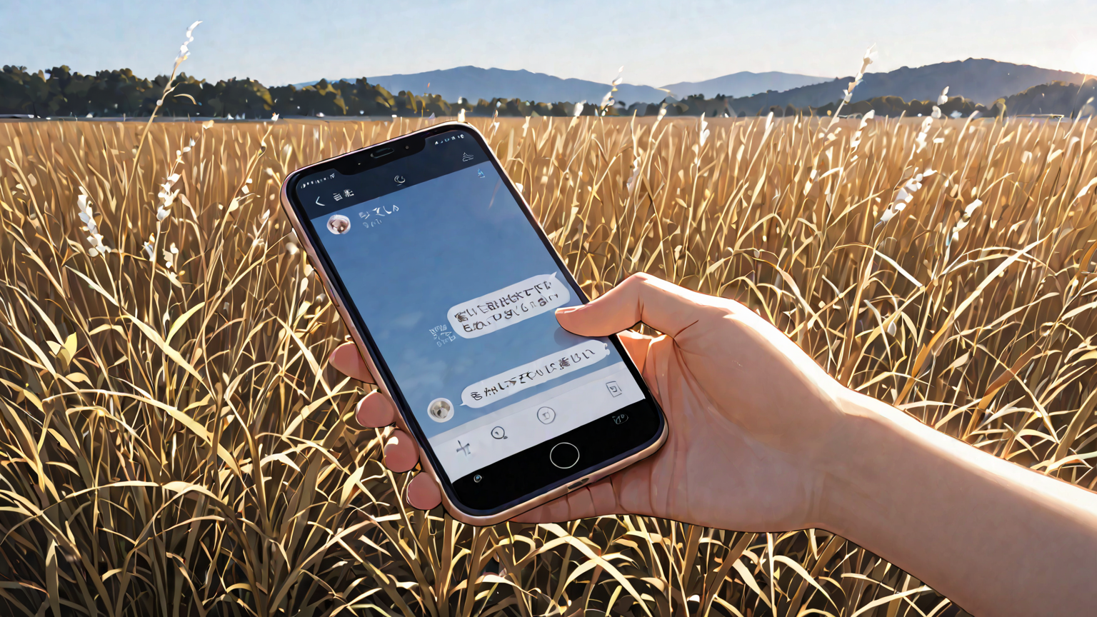 スマホ画面で不要ファイルを削除する様子