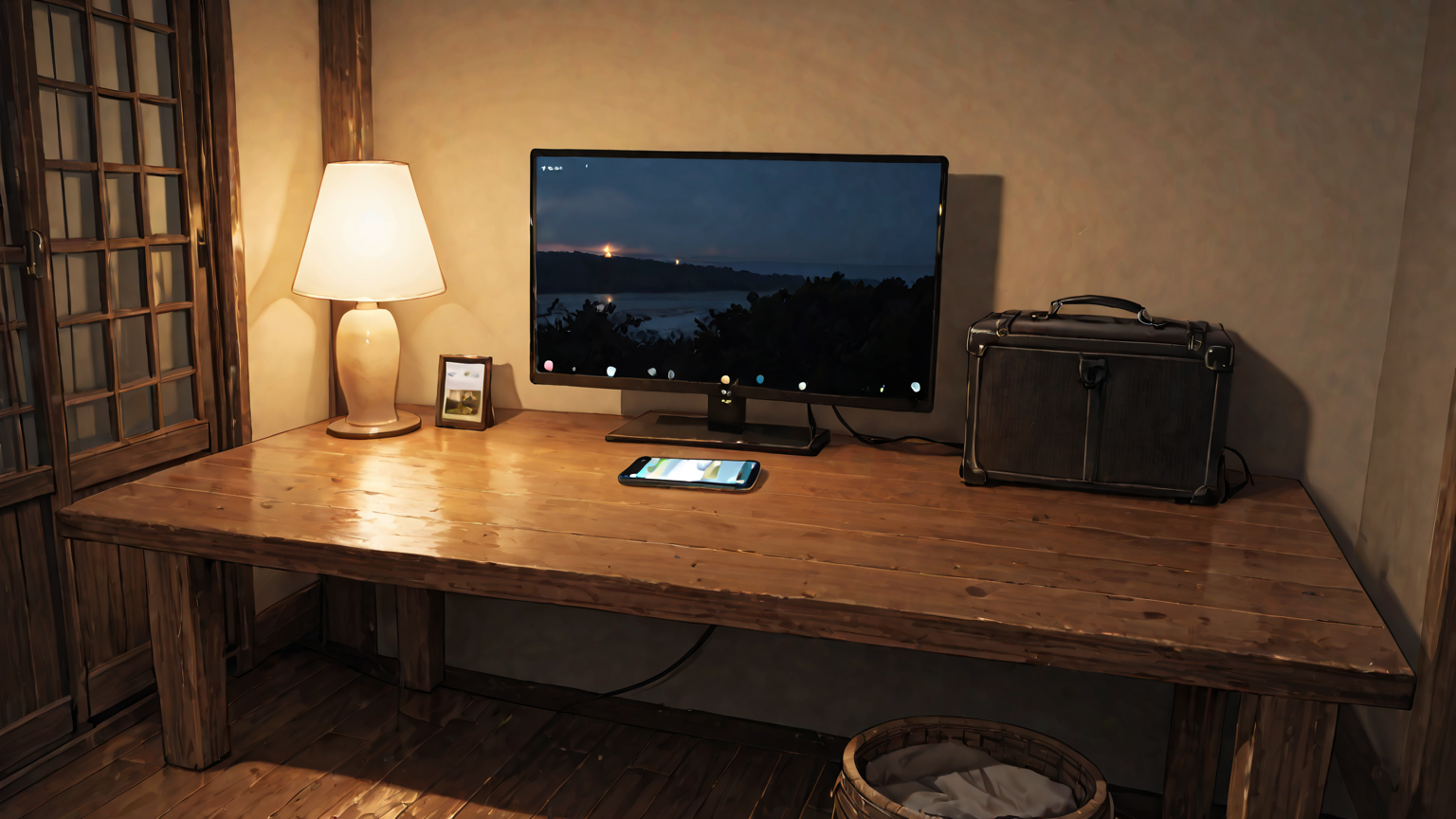 スマホの設定画面でストレージを確認する様子