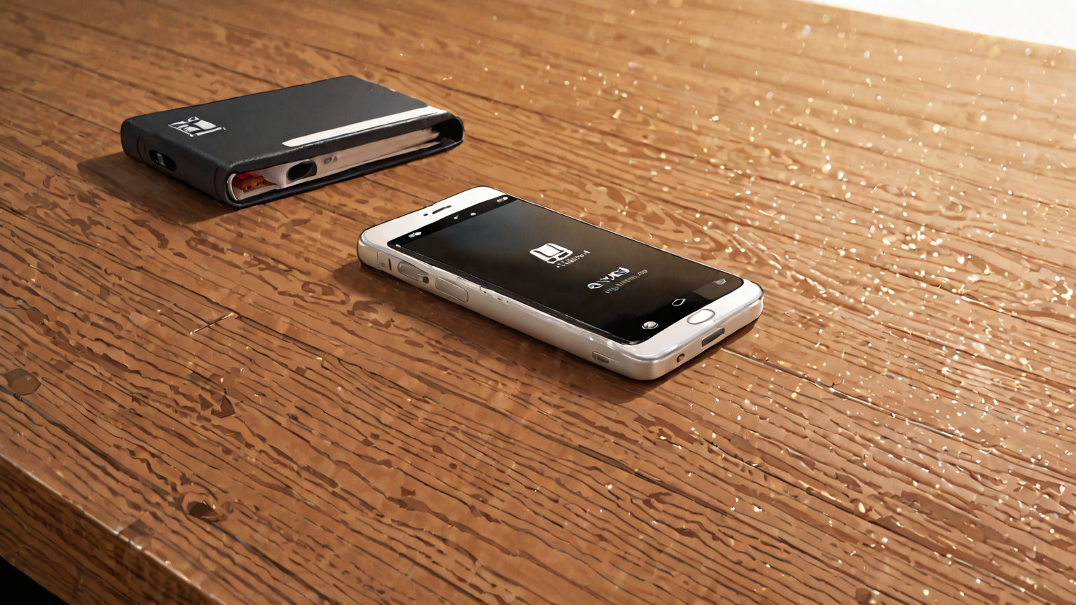 SDカードをスマホに挿入するイメージ