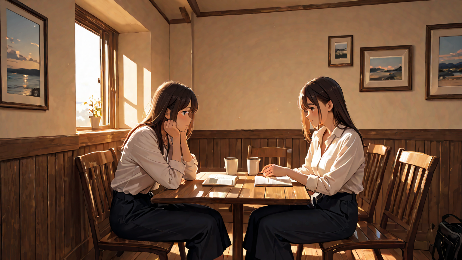 慎重にプランを選ぶ女性