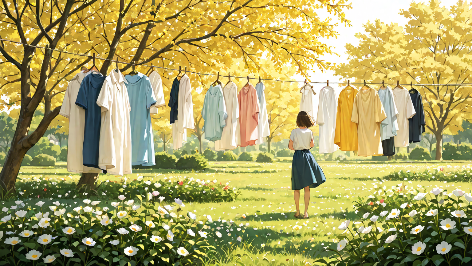 春 花粉 洗濯物 取り込み 時間のイメージ画像