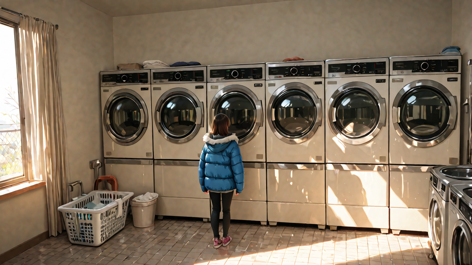 ダウンジャケット 洗い方 自宅 洗濯機のイメージ画像