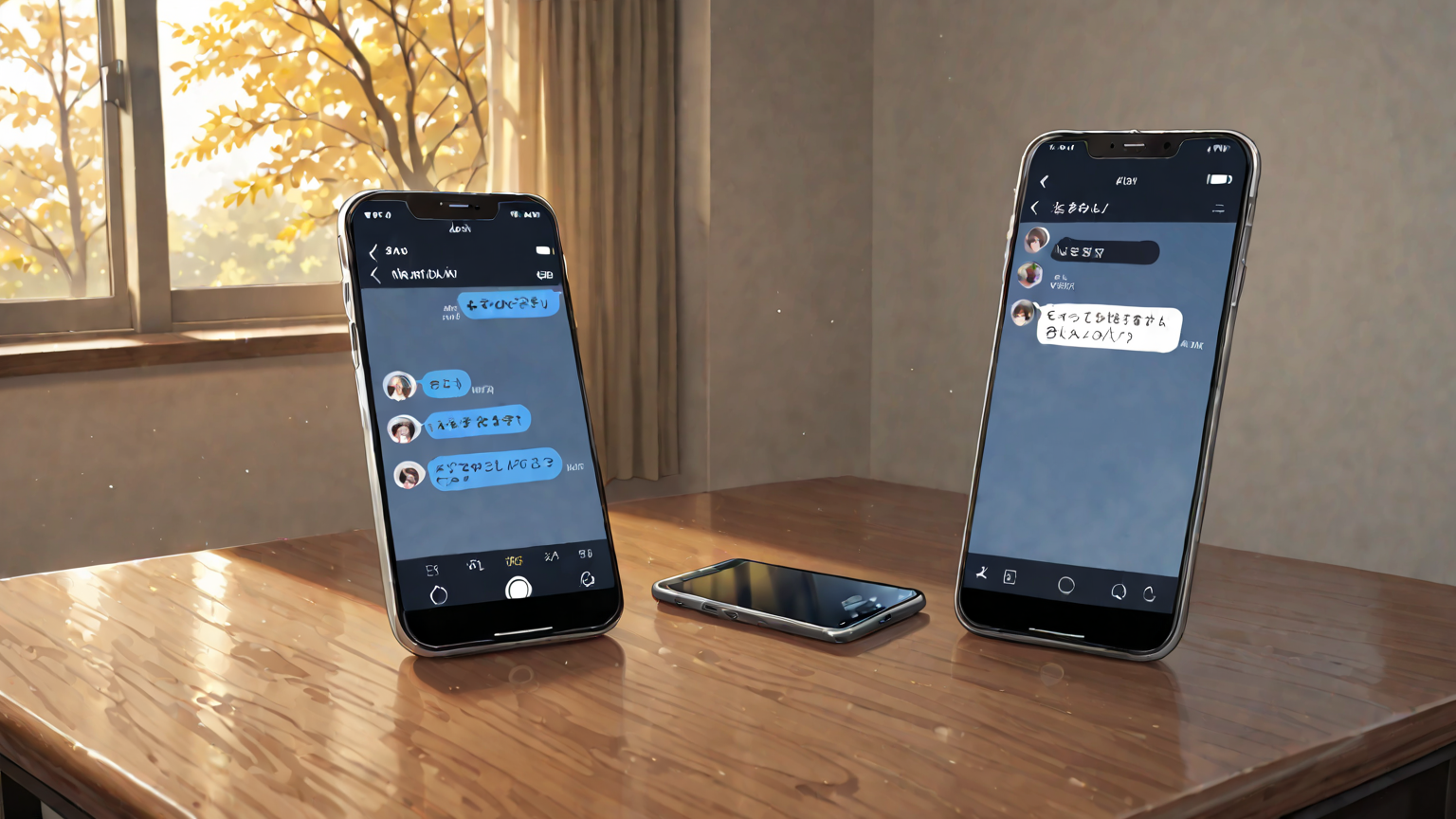 スマホのBluetooth設定画面を操作している手元