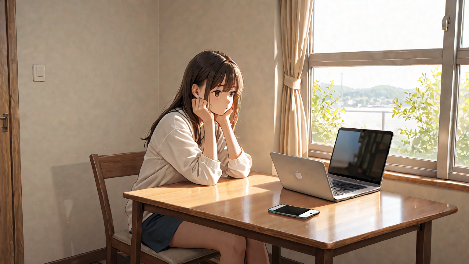 スマホのストレージ整理をしているイメージ