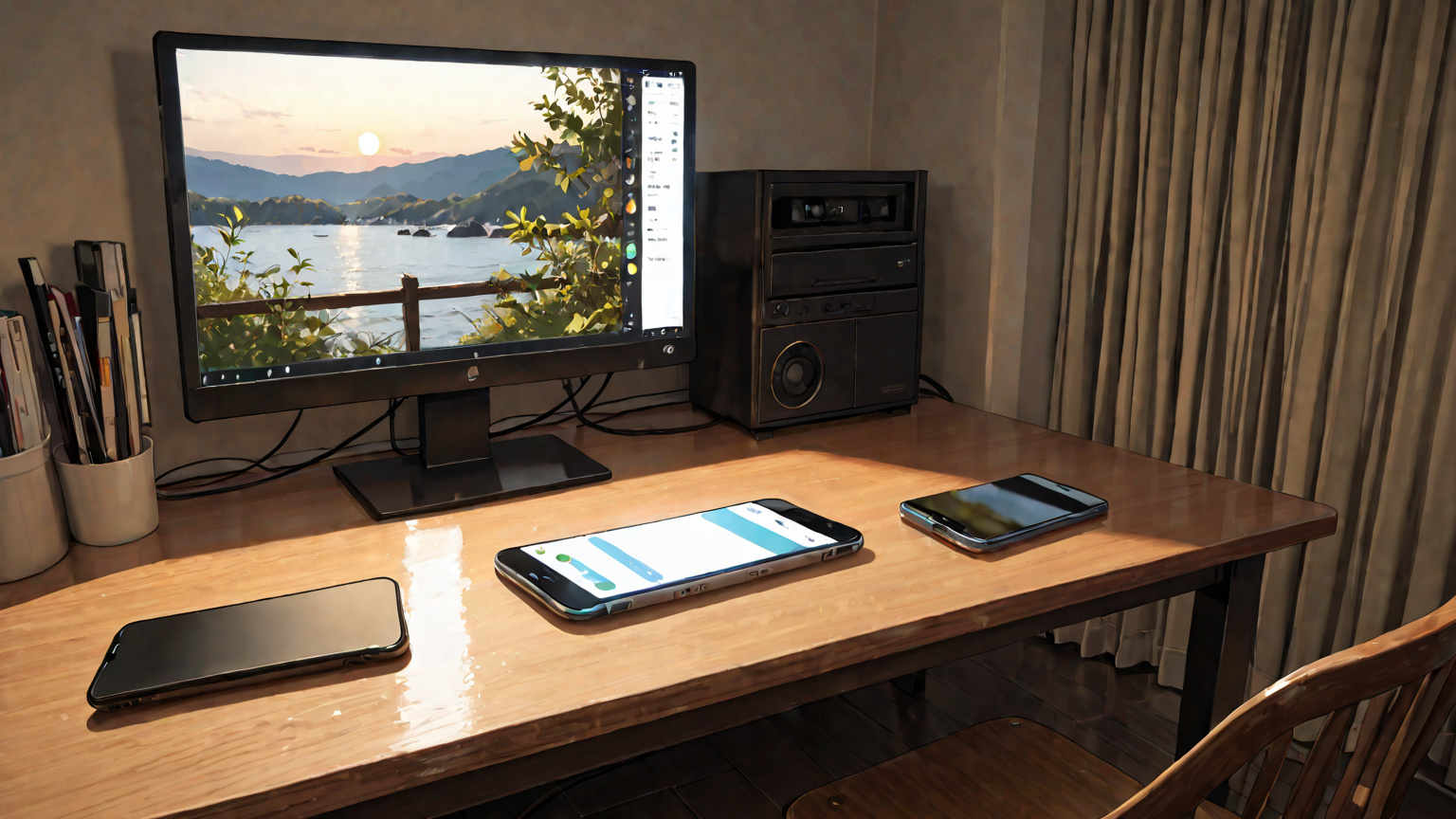 スマホのメモリ使用状況を確認している画面