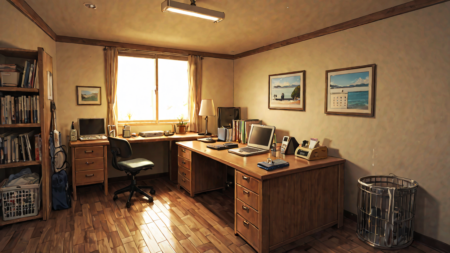 保険のパンフレットと電卓