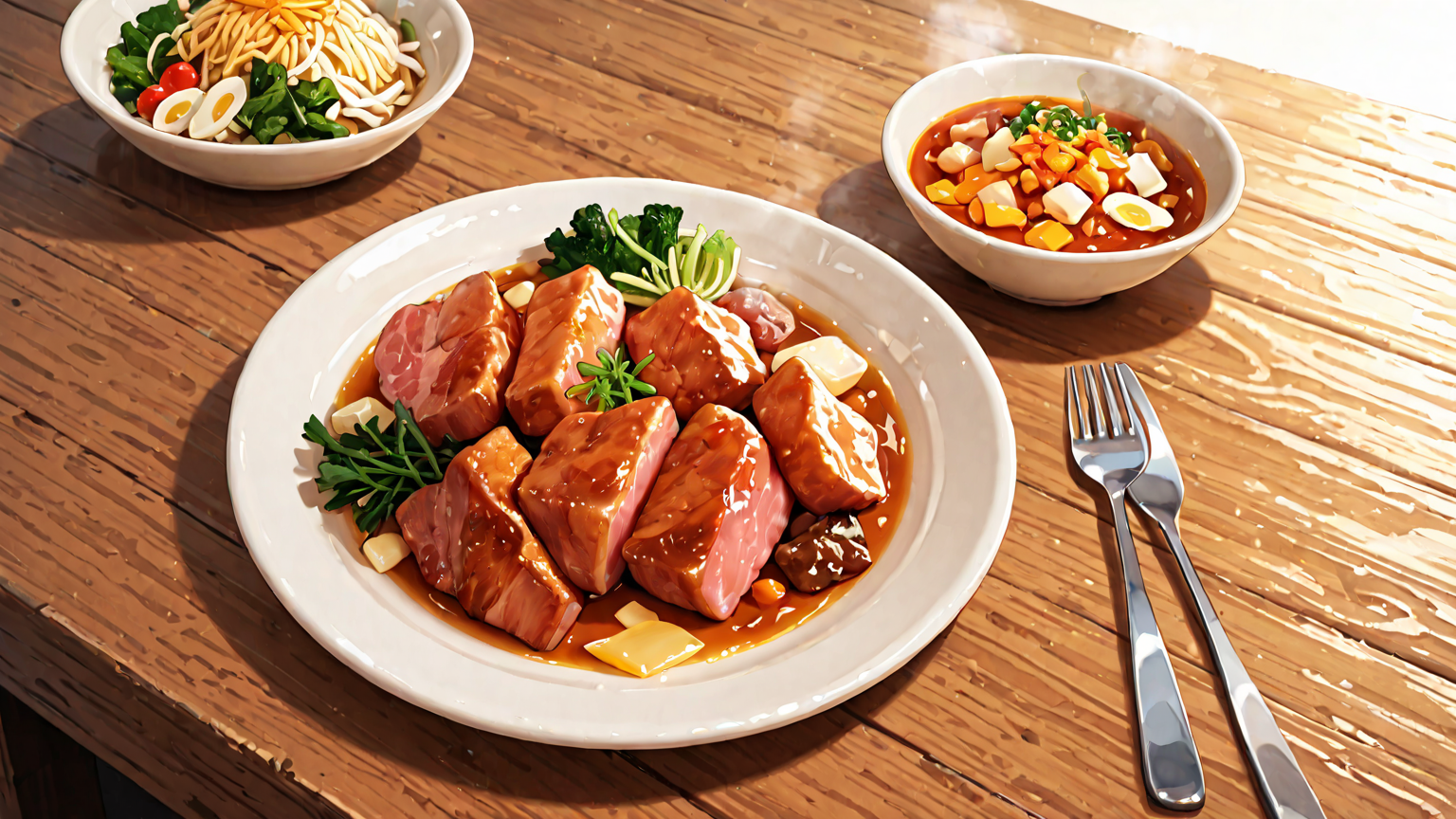 ひき肉を使った炒め物の料理写真