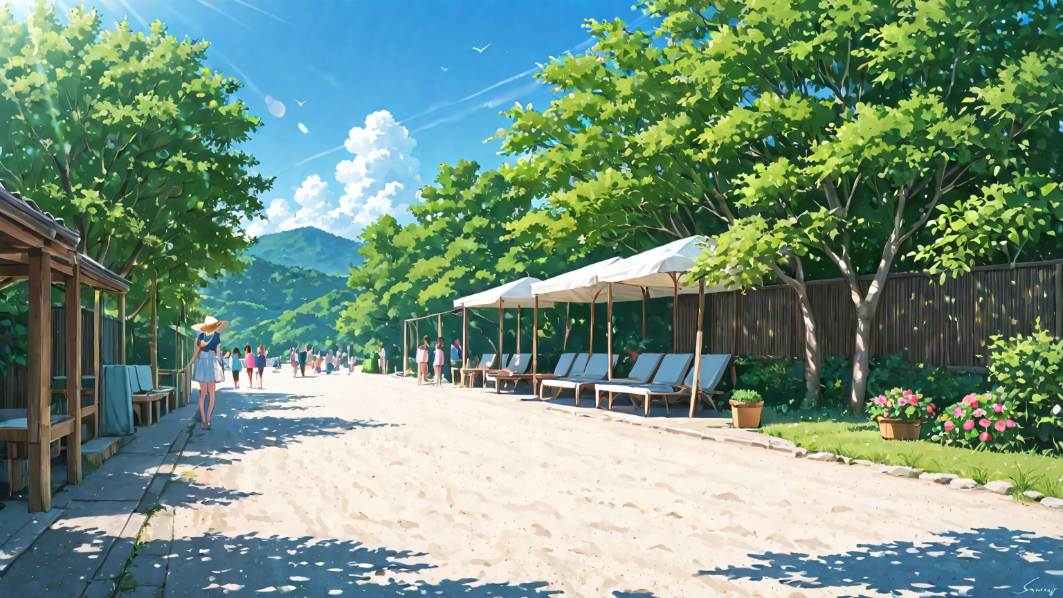 汗をかく夏のイメージ