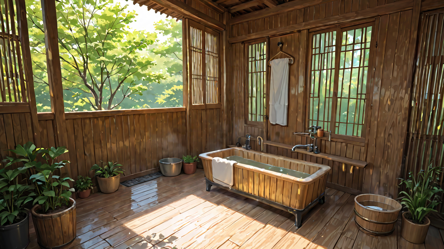 洗浄液につけた照明カバー