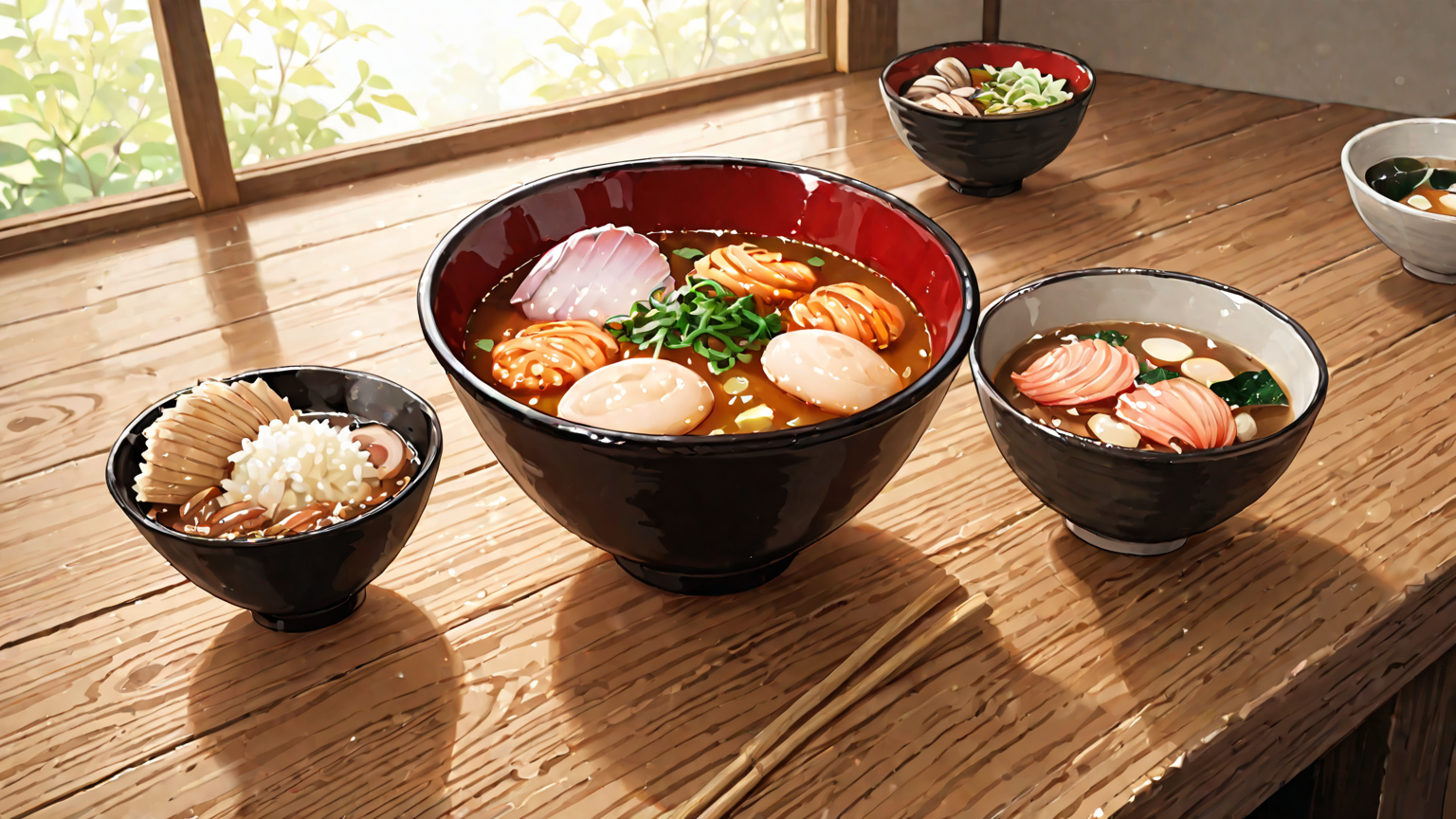 しじみの味噌汁の完成イメージ