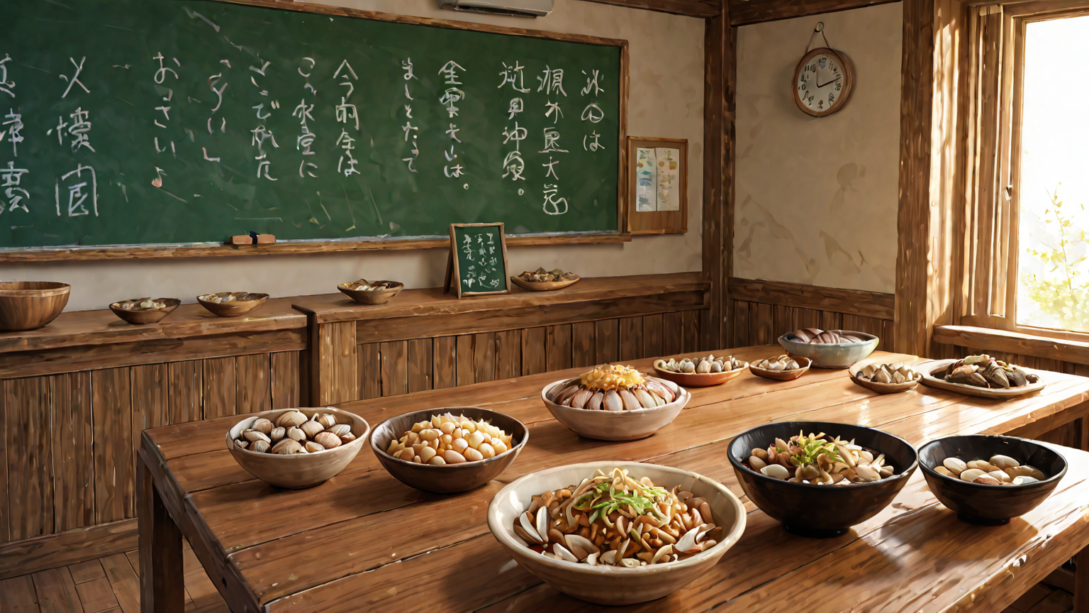 質問マークとしじみのイラスト