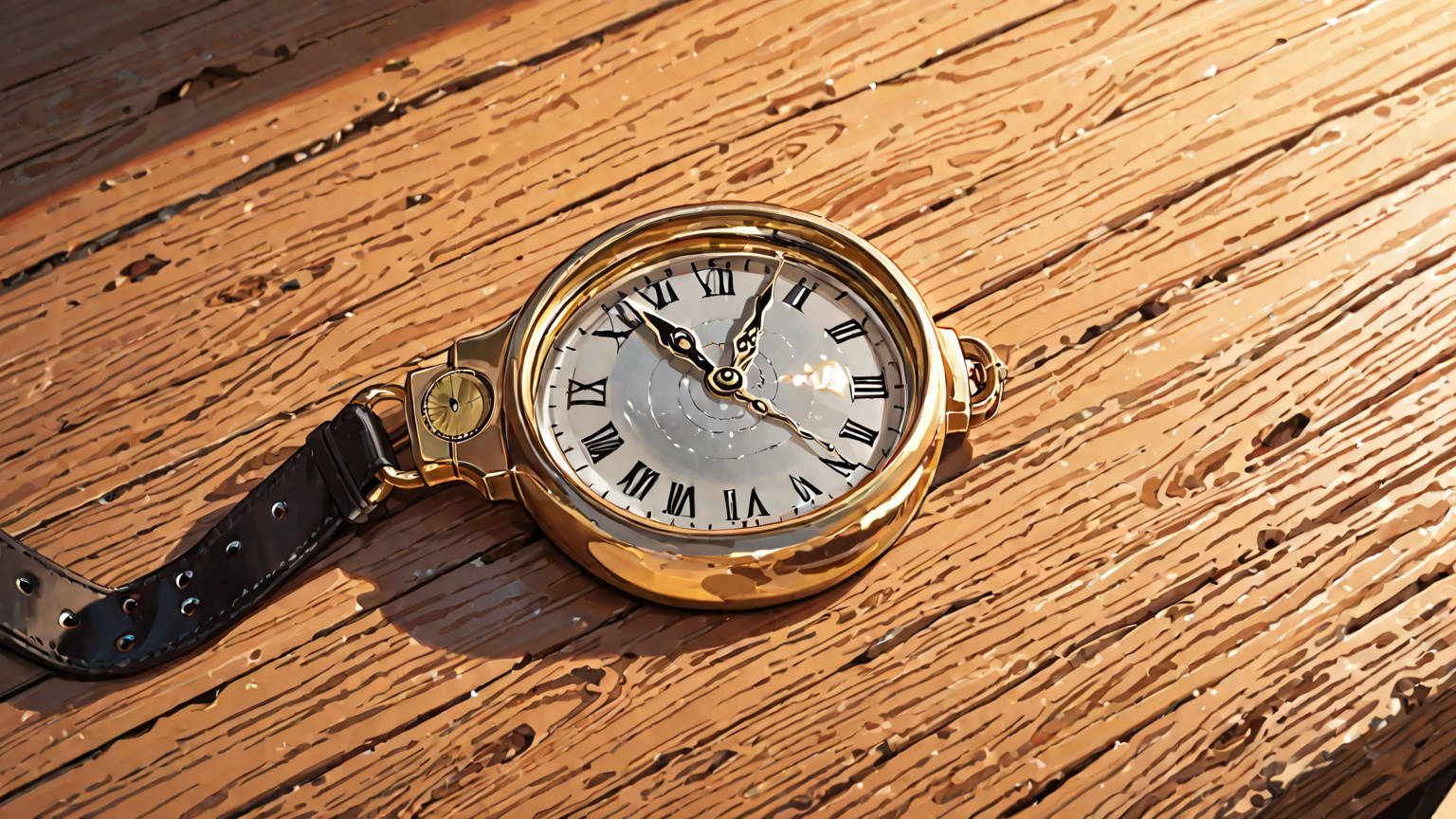 金属ベルトのアップ写真