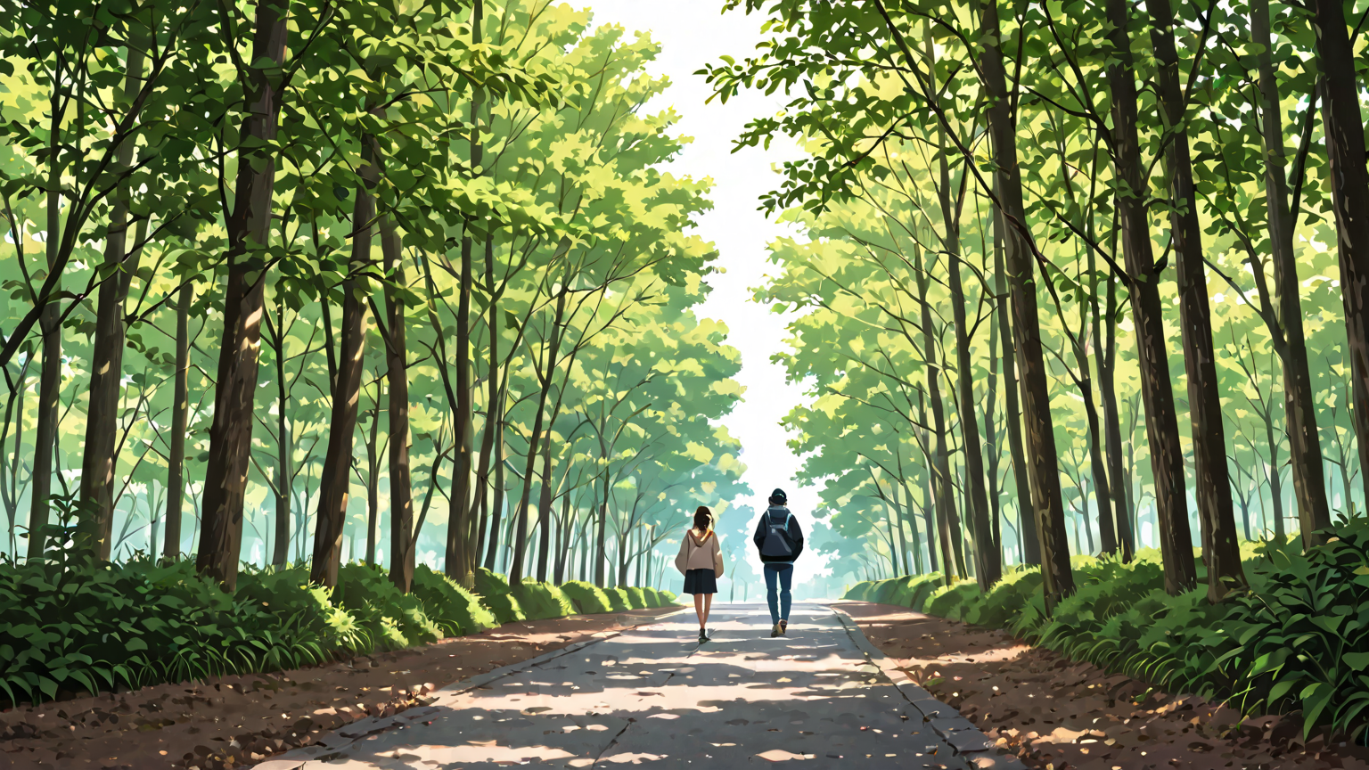 花粉対策のマスクをつけた人が外出している様子